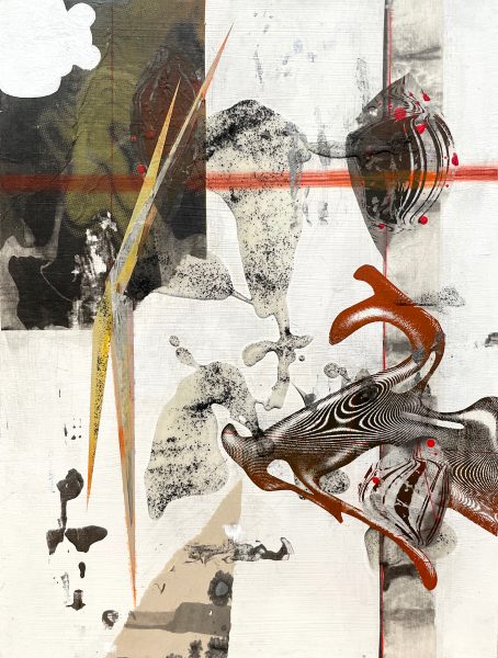 Painting entitled Untitled 24 WRB #4 by Jeffrey Bishop