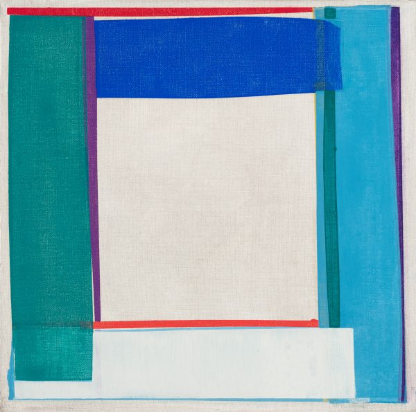 painting entitled Squares and Strokes 18_3 by Joanne Freeman