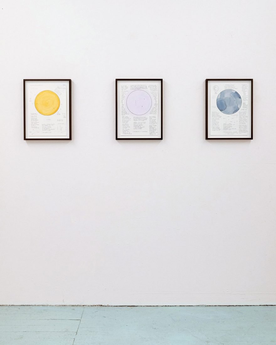 Exhibition view in Stargazer: Michael Brennan & Matthew Deleget, Portal 5, New York, NY, 2025