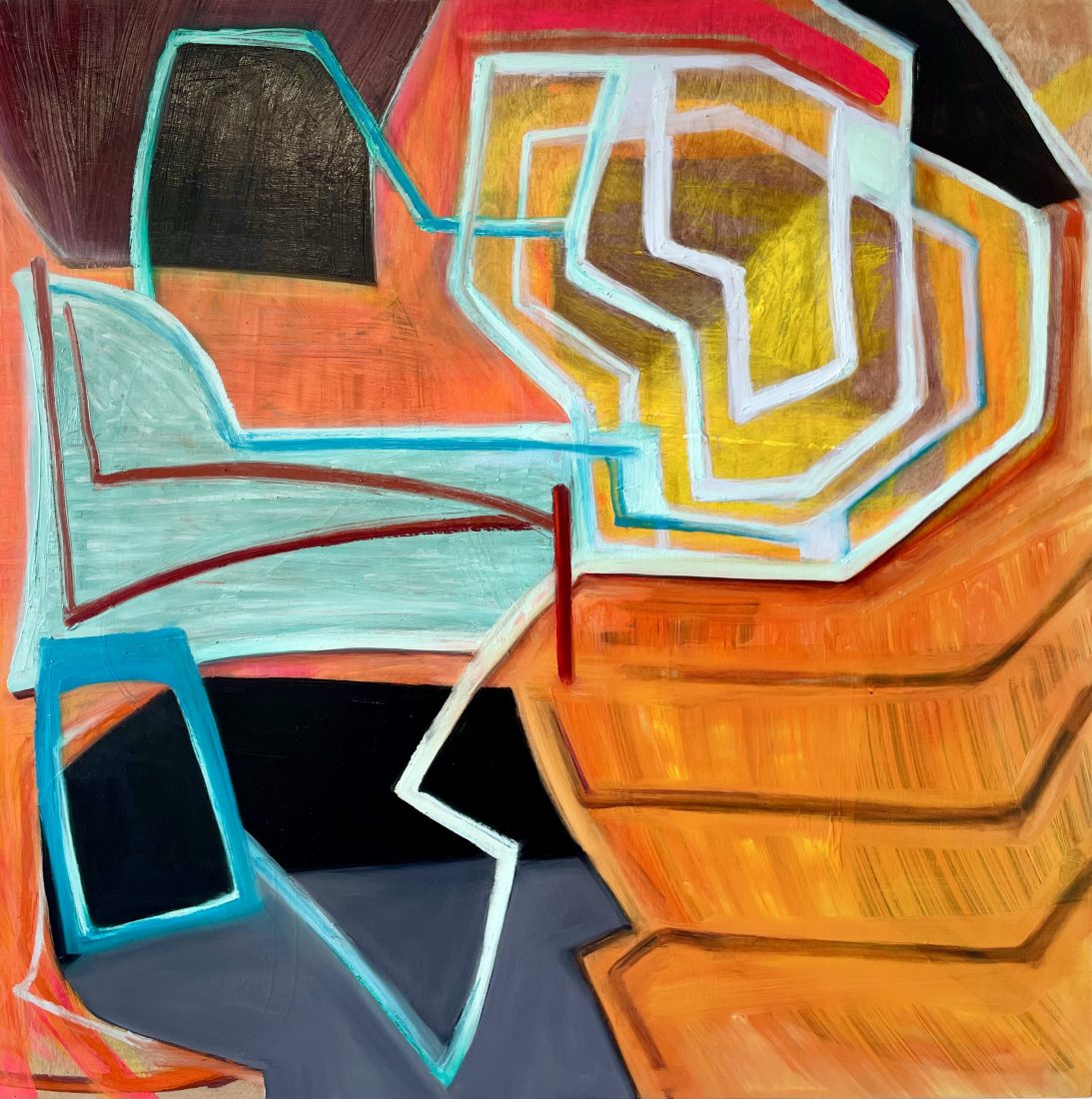 Painting entitled Pathways by Pinkney Herbert