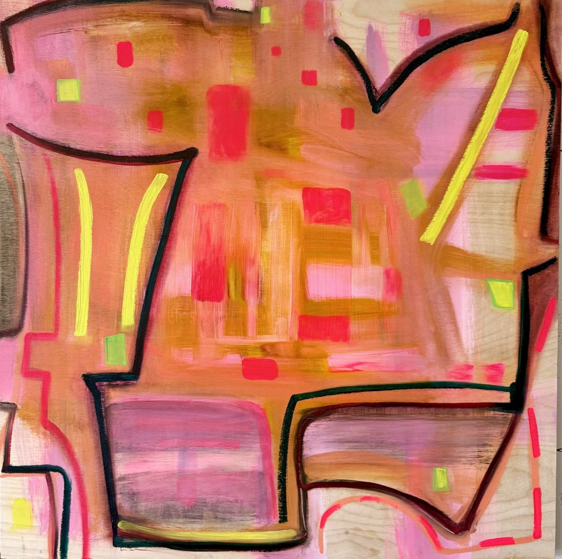 Painting entitled Pink Place by Pinkney Herbert