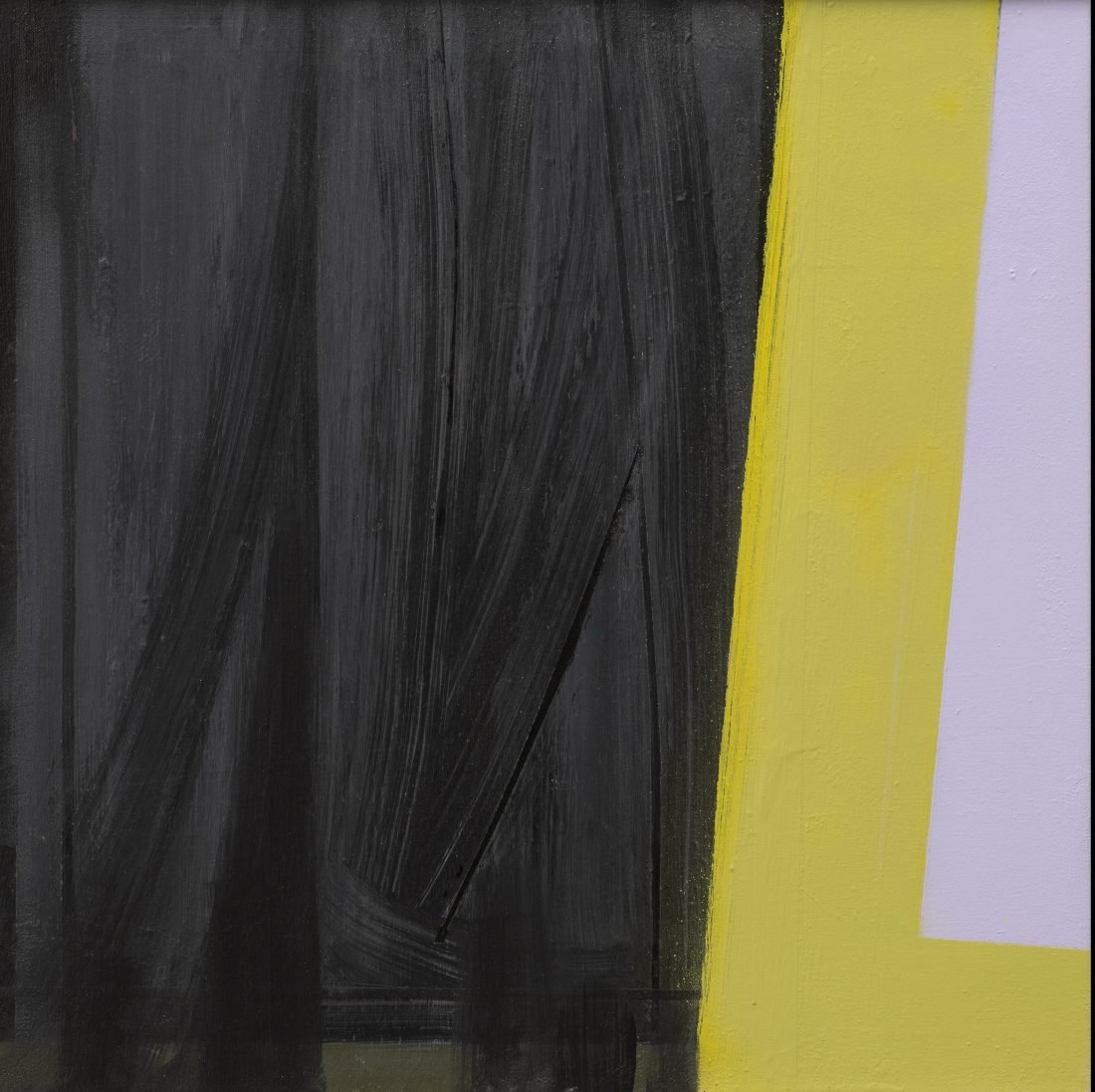 Painting titled Lime Green Line Constraint by Phillis Ideal
