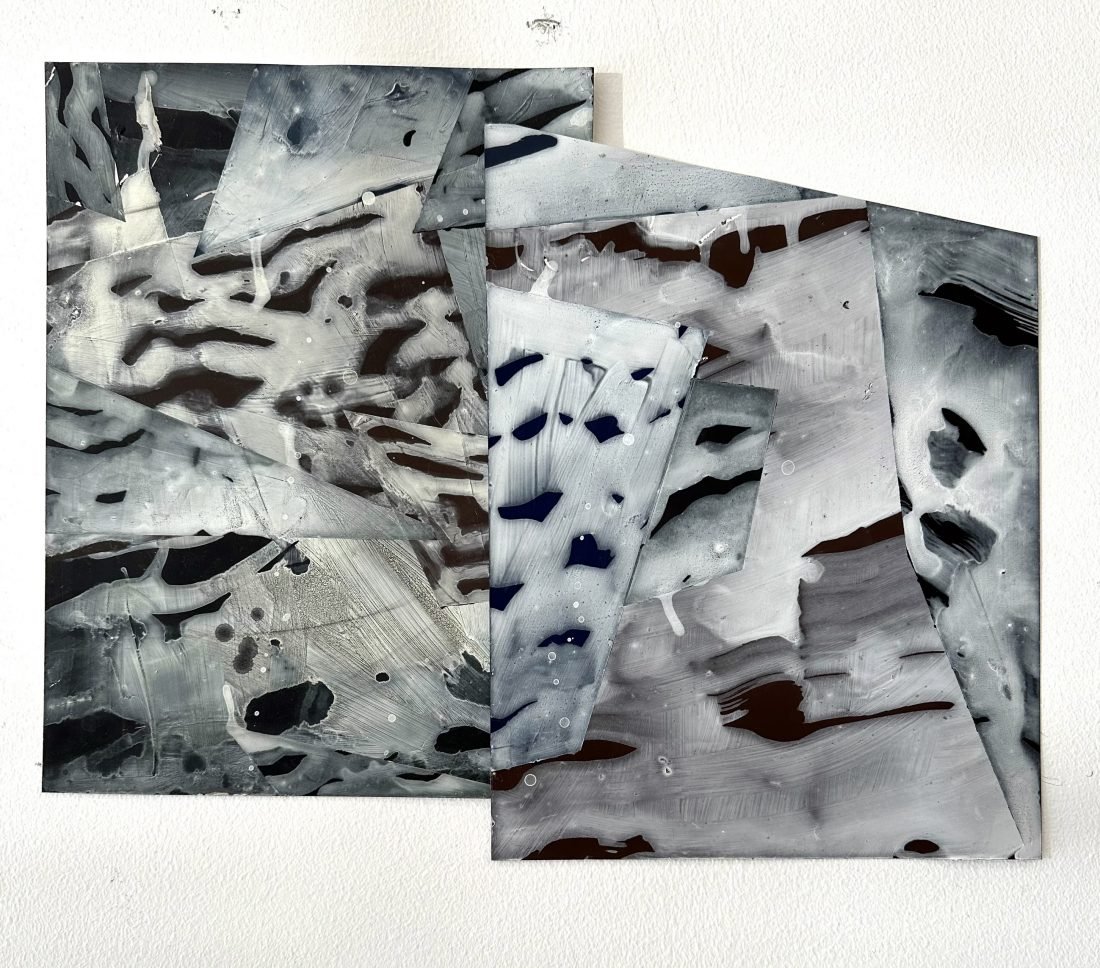 Painting by Nancy Manter titled Chattermarks #7