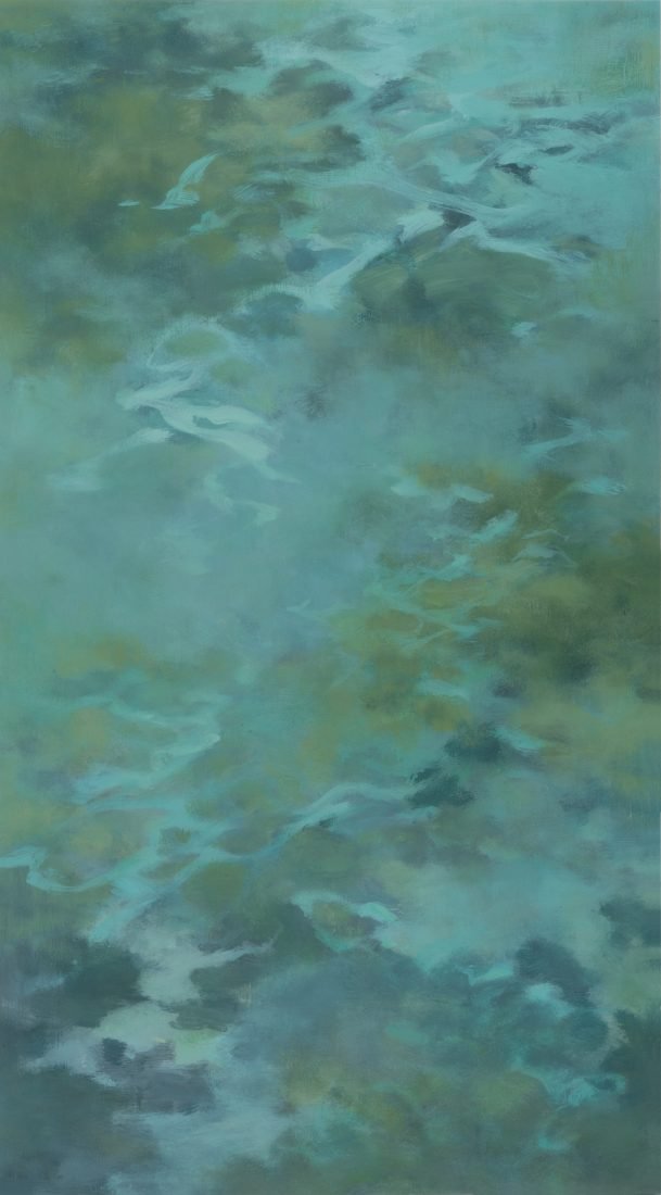 Painting on paper by Tamar Zinn titled Unseen Voices 21
