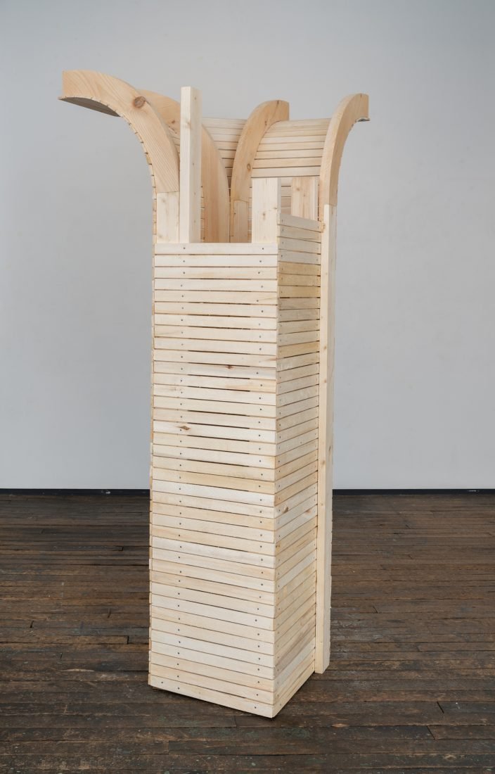 Wooden sculpture by Alice Adams