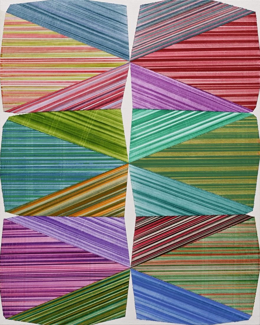 Painting entitled Triple No End by Erick Johnson
