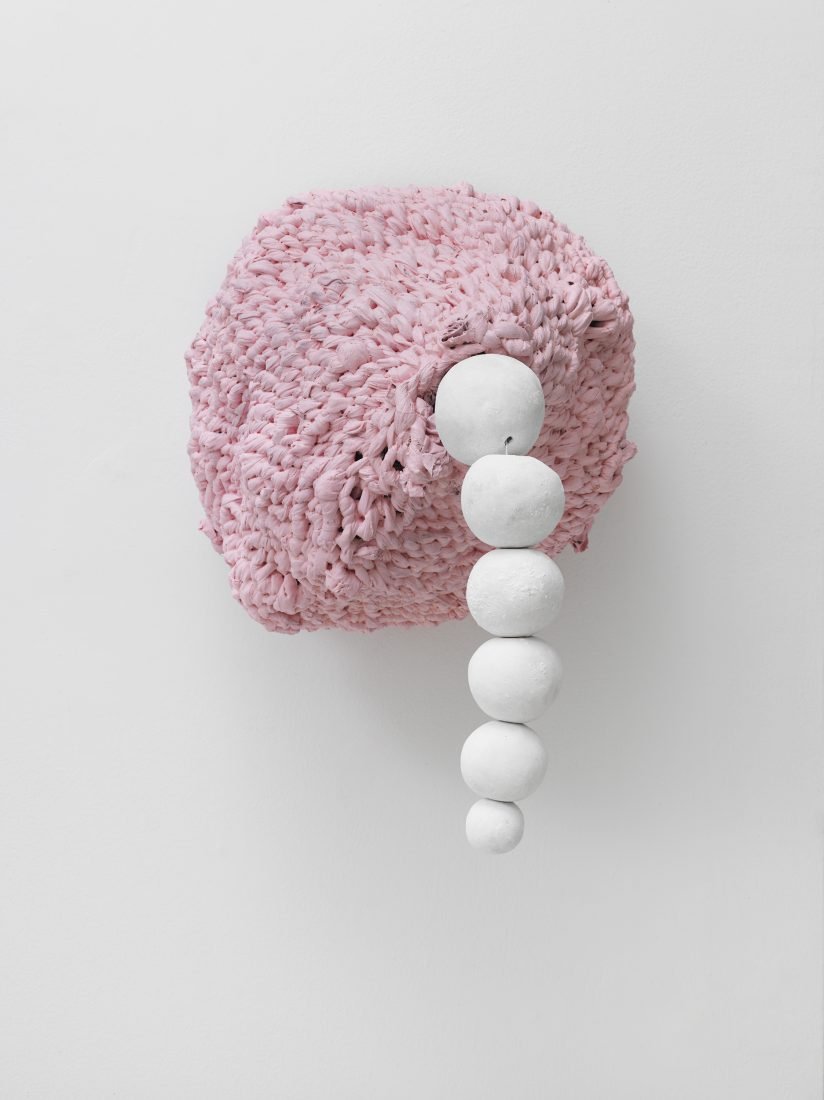 Sculpture titled Ask me Again Later by Sarah McDougald Kohn