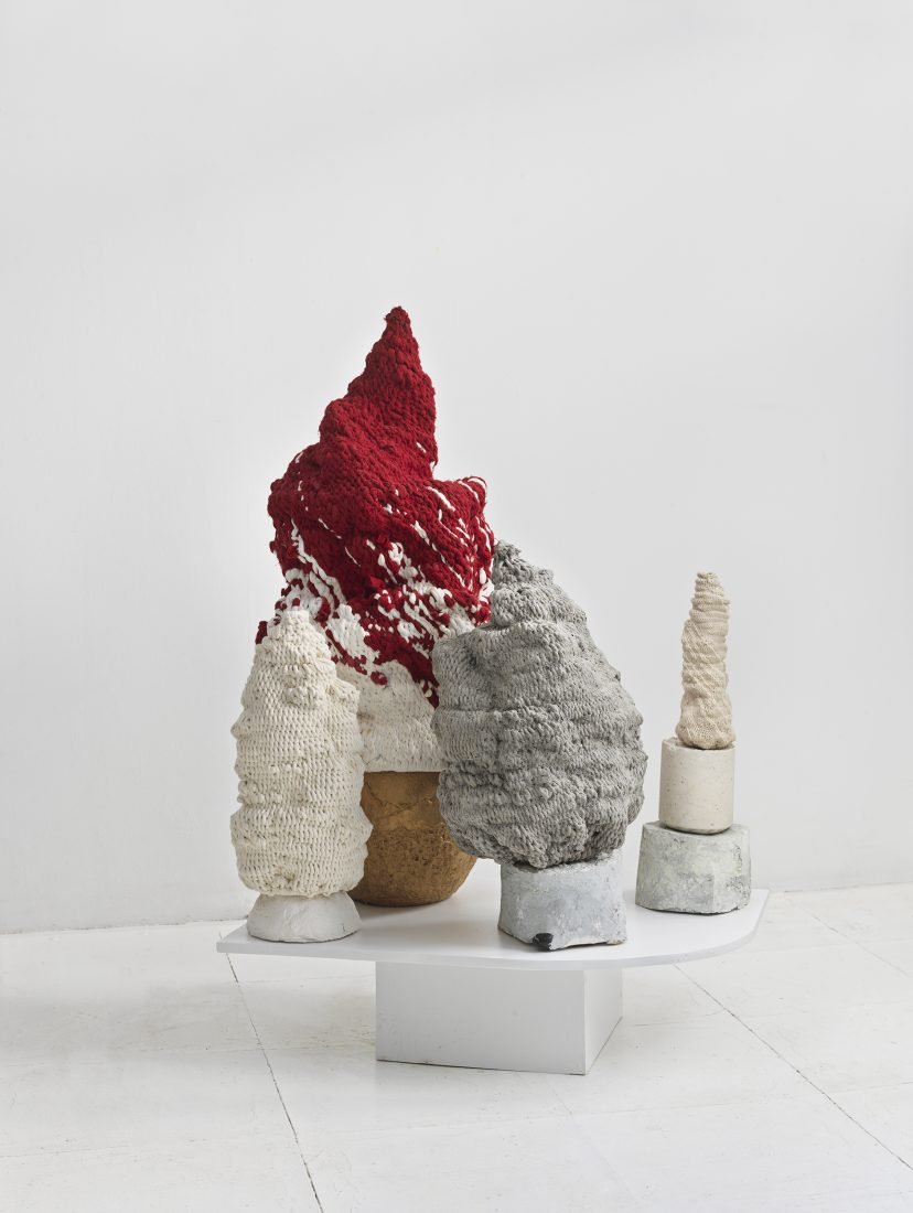 Sculpture titled Untitled (Four Mounds) by Sarah McDougald Kohn